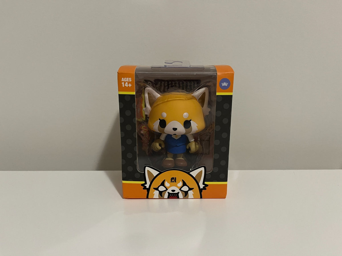 Aggretsuko with Laptop & Headphones - Aggretsuko Action Vinyls by The Loyal Subjects