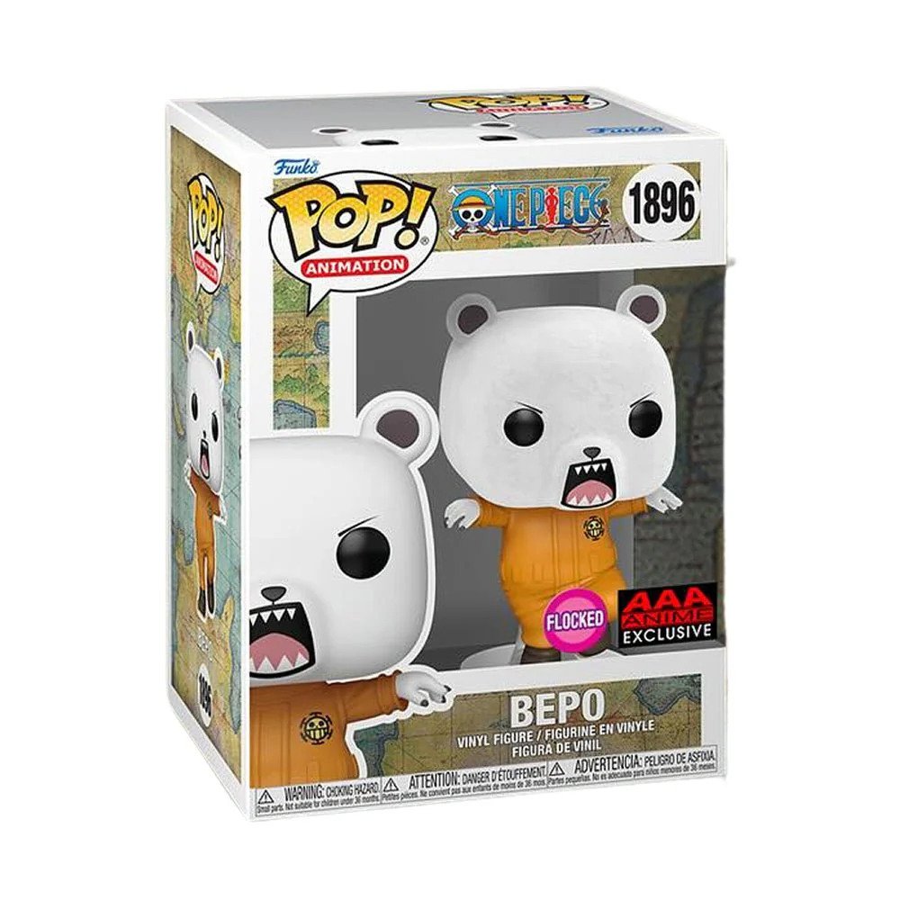 Funko POP! One Piece - Bepo #1896 Pop Vinyl Figure (Flocked)
