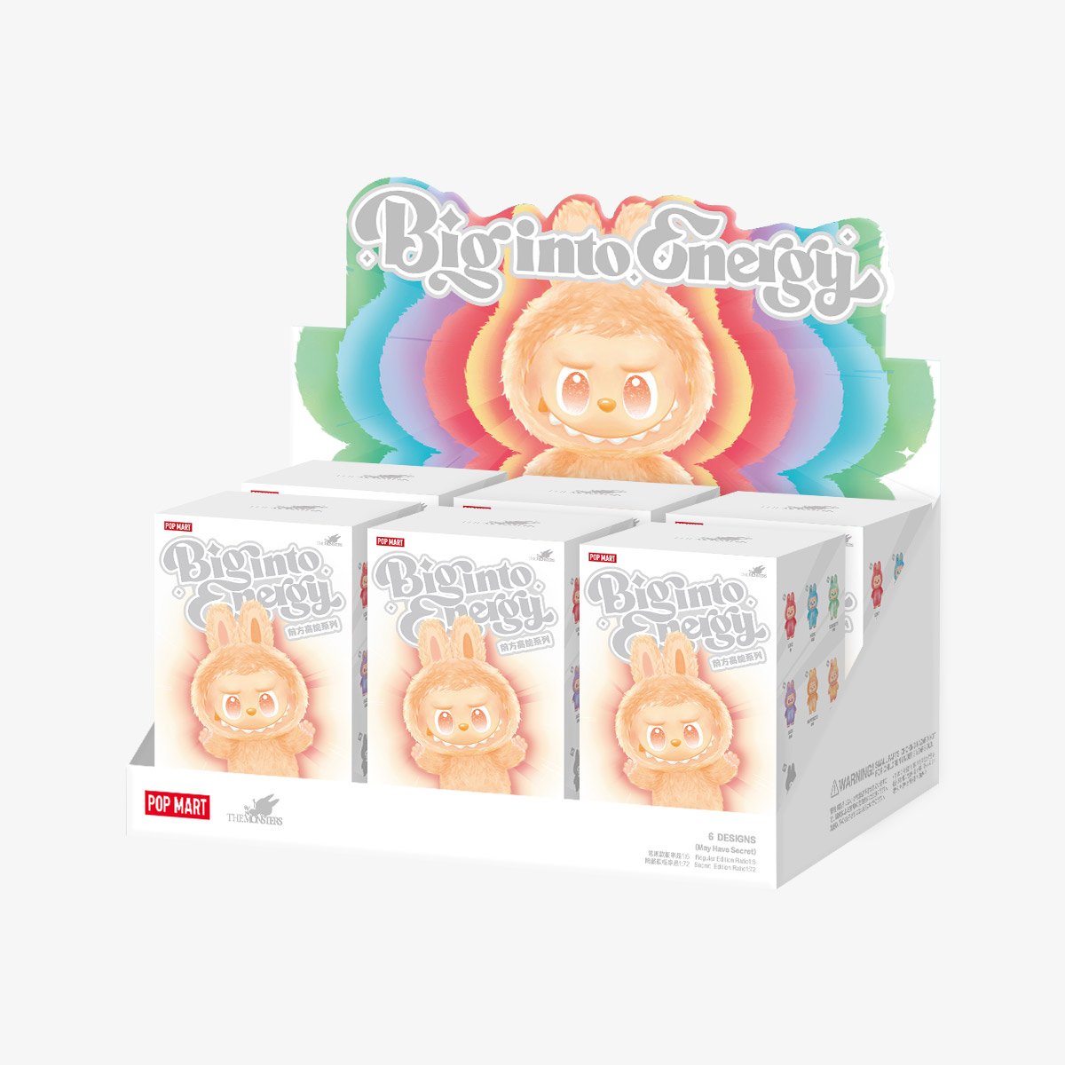 Labubu Big into Energy Vinyl Plush Blind Box by POP MART
