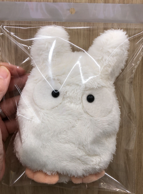 TOTORO White Plush Pouch