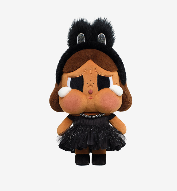 Shiny Black - Authentic CRYBABY Plush - POP MART - Mindzai Toy Shop