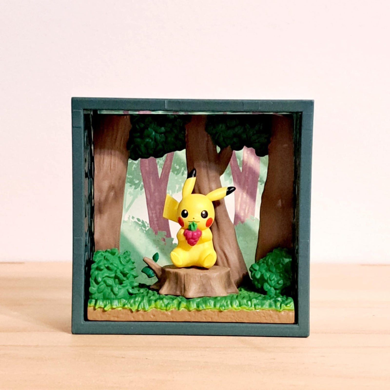 Pikachu - Pokemon Deep Wood Frame Series - Re-Ment