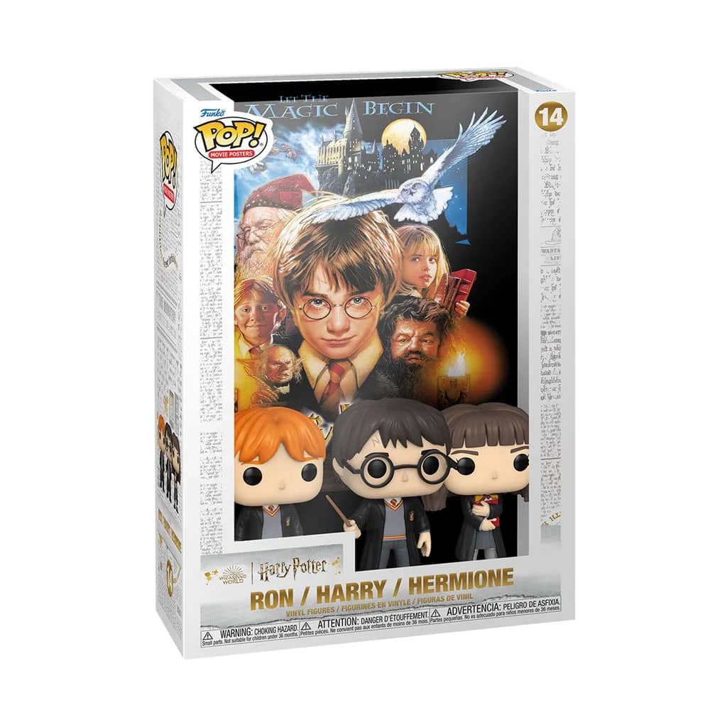 Funko POP! Funko Pop! Movie Poster: WB 100 - Harry Potter and The Sorcerer&#39;s Stone, Ron, Harry, Hermione