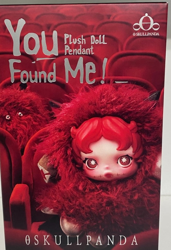 Ratty Bear - Skullpanda You Found Me Plush Pendant - Pop Mart