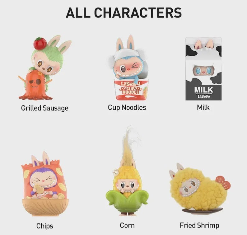 THE MONSTERS Labubu Wacky Mart Series Figures Blind Box by POP MART