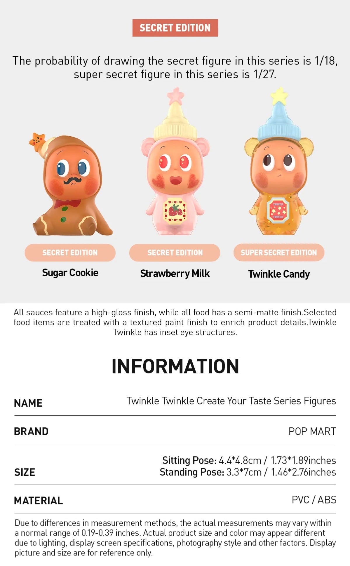 Twinkle Twinkle Create Your Taste Series (B) Figures Blind Box by