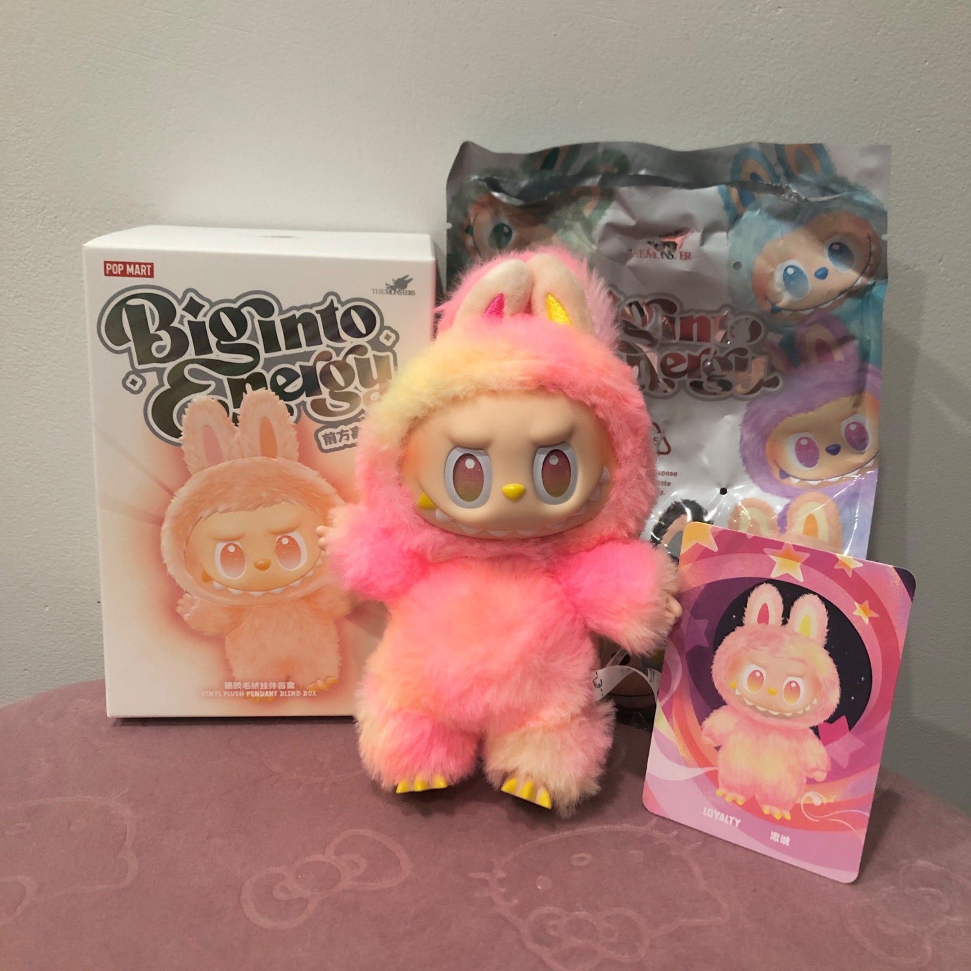 Loyalty - The Monsters Labubu Big Into Energy Vinyl Plush Pendant