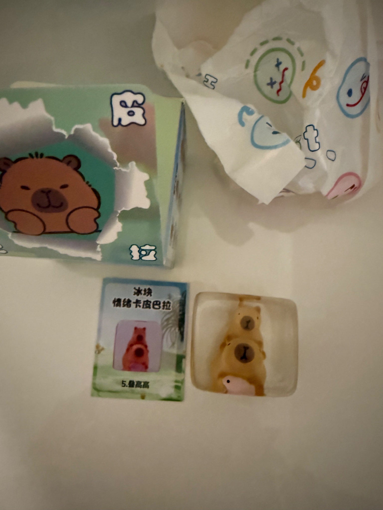 Stacking #5 - Capybara Ice Cube Sereis