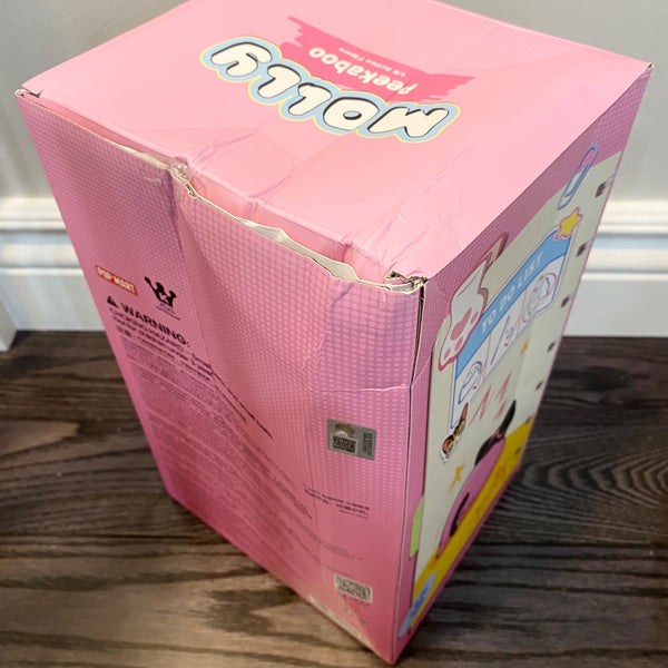 White Cat - MOLLY Peekaboo 1/8 Action Figure - POP MART - Mindzai