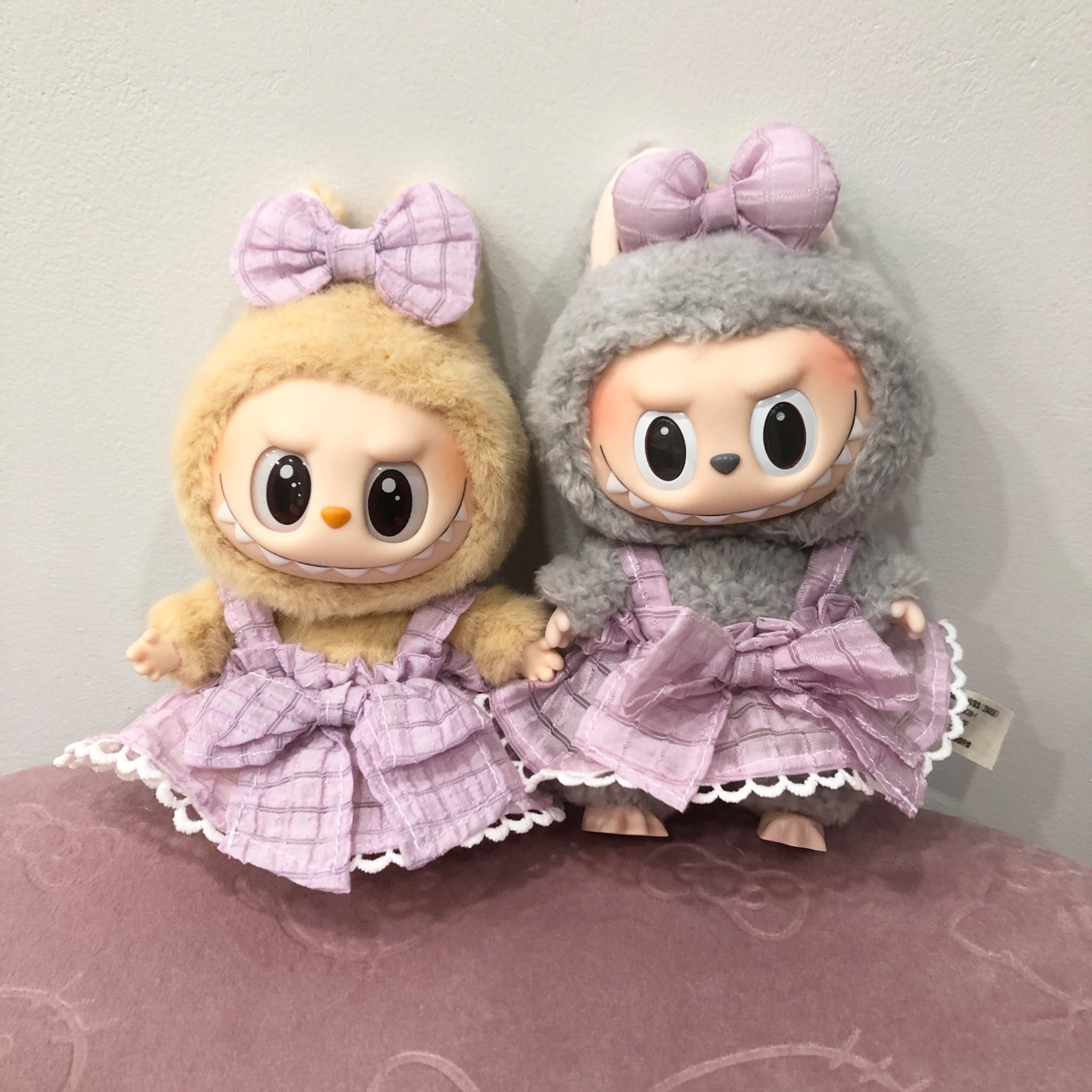 Purple Dress Set - Labubu Doll Clothes / Outfit - Mindzai Toy Shop Purple Dress Set - Labubu Doll Clothes / Outfit - Mindzai Toy Shop