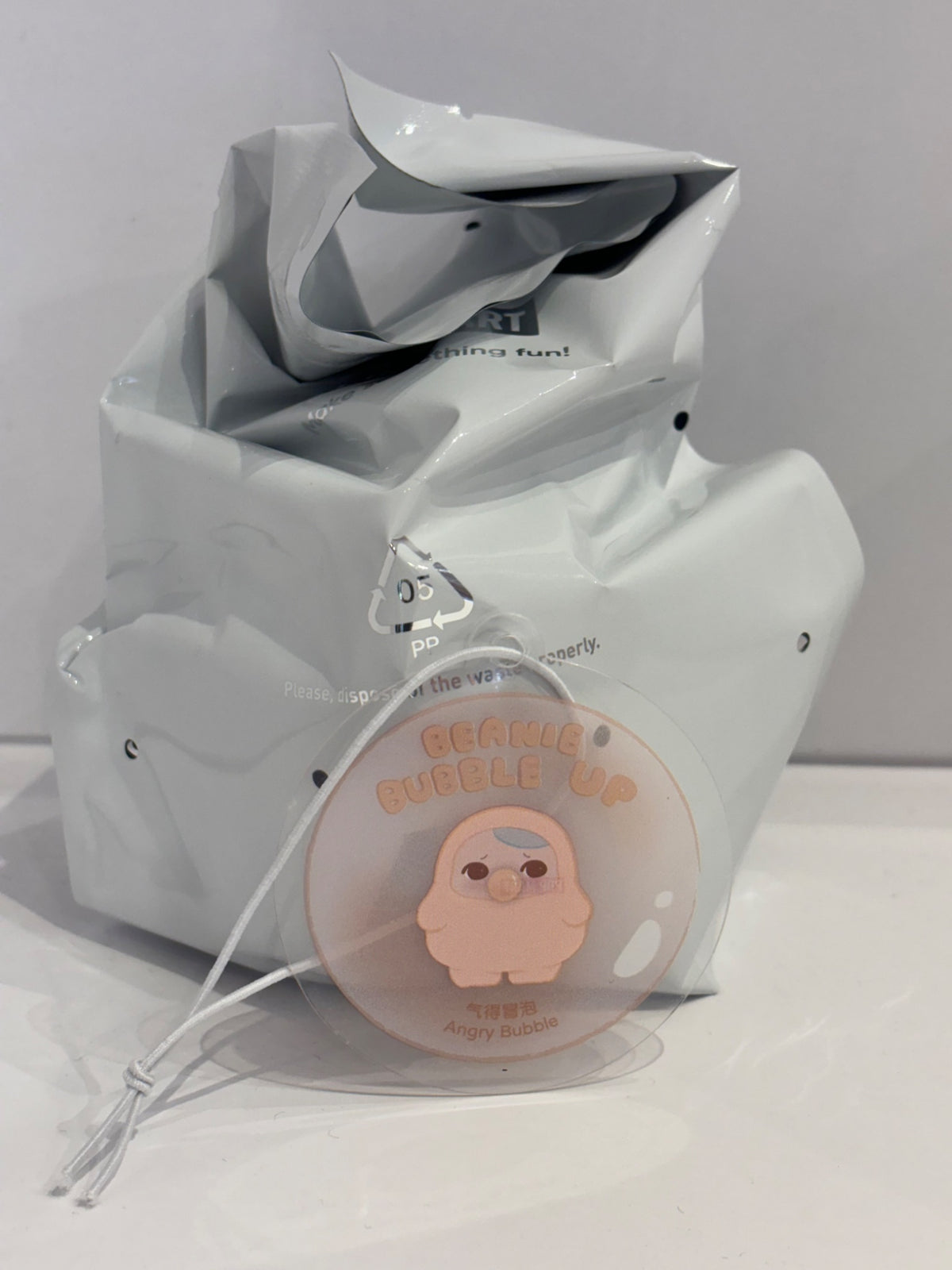 Angry Bubble - Pucky Beanie Bubble Up Plush Pendant