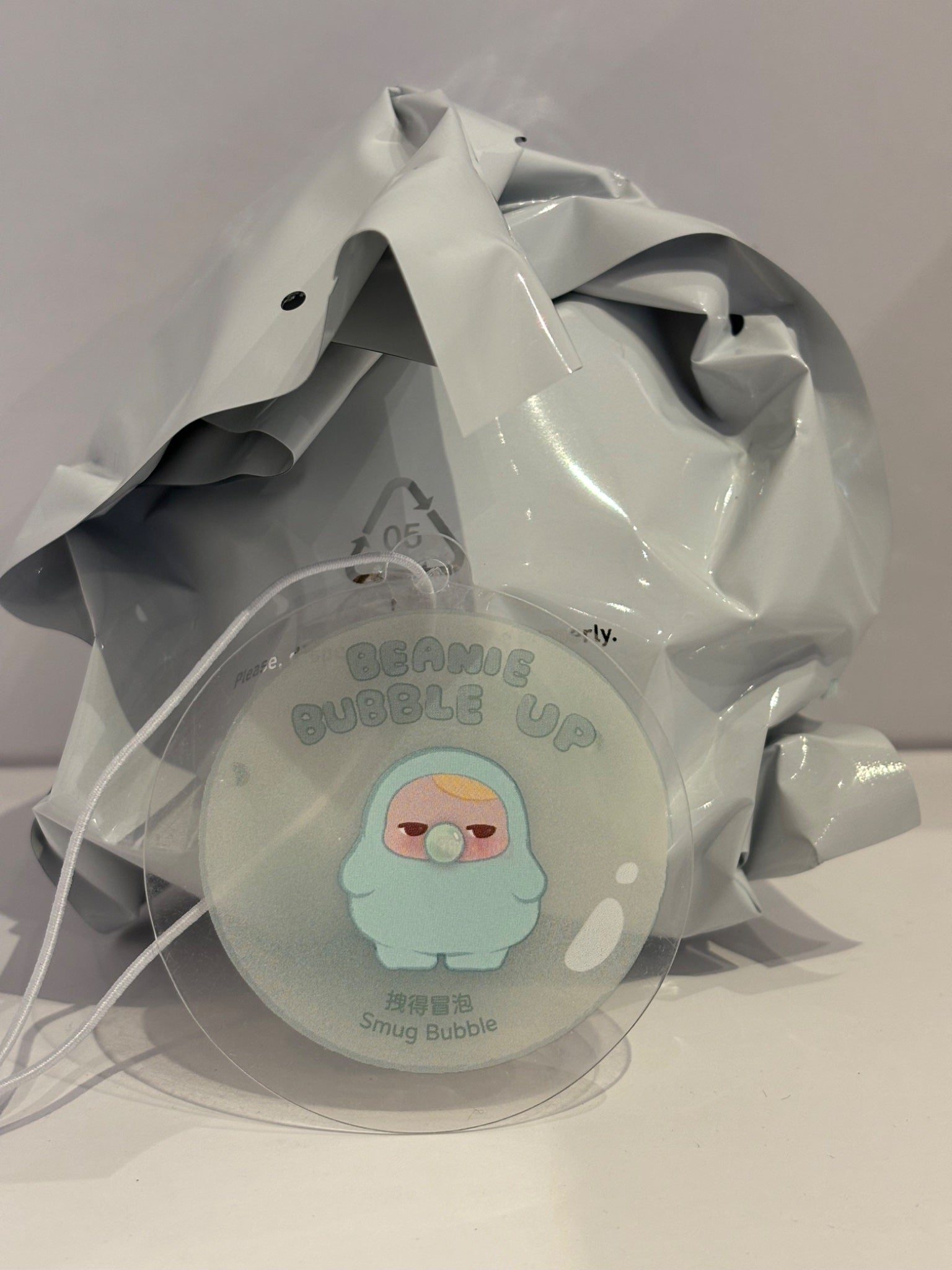 Smug Bubble - Pucky Beanie Bubble Up Plush Pendant