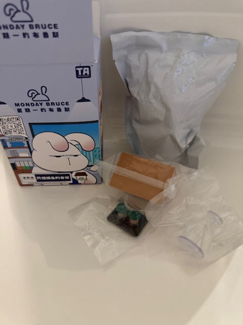 Holding drinks  - Monday Bruce Just Want to Touch the Fist Meeting - Toys Alliance