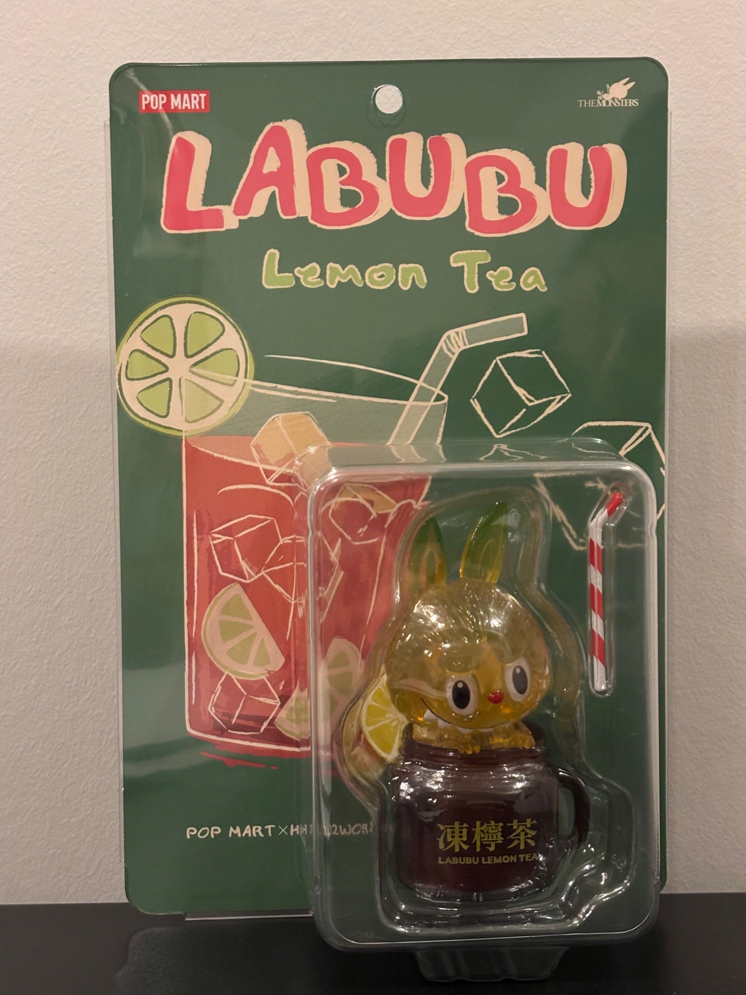 Popmart The Monsters Labubu Lemon Tea Figure