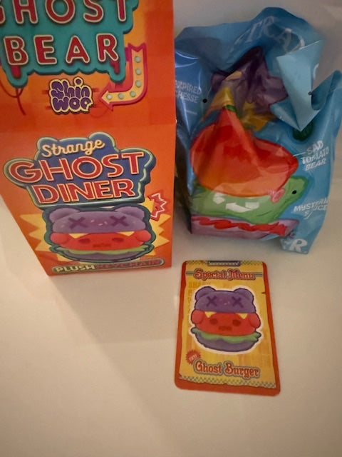 Ghost Burger - Shin Woo Ghost Diner plush keychain - Finding Unicorn