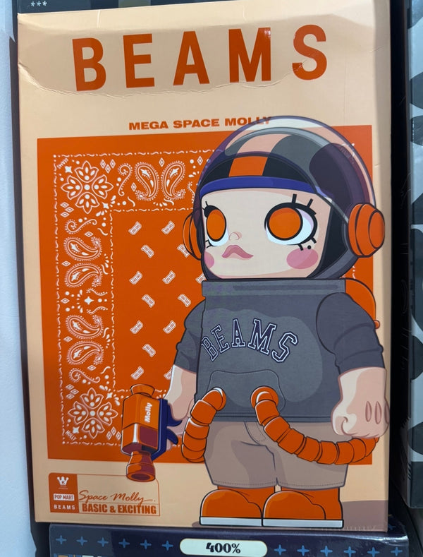 MEGA SPACE MOLLY 400% BEAMS - Pop Mart - Mindzai Toy Shop