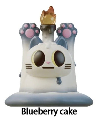 Blueberry Cake (Grey) - Melt The DOSHIICAT Candlelight Night Lamp by Paws Market