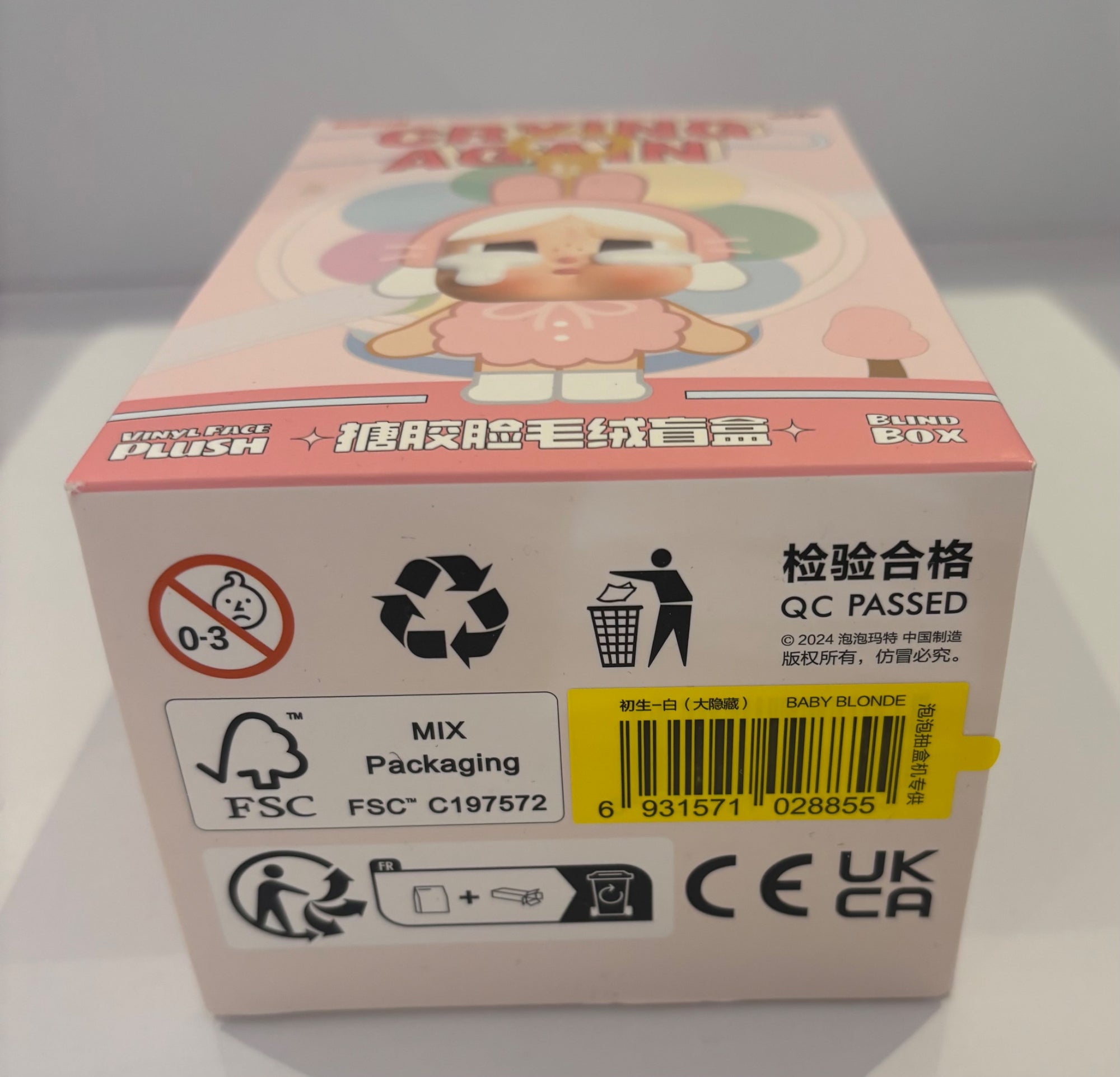 Baby Blonde (Super secret) - Crying Again - Pop Mart