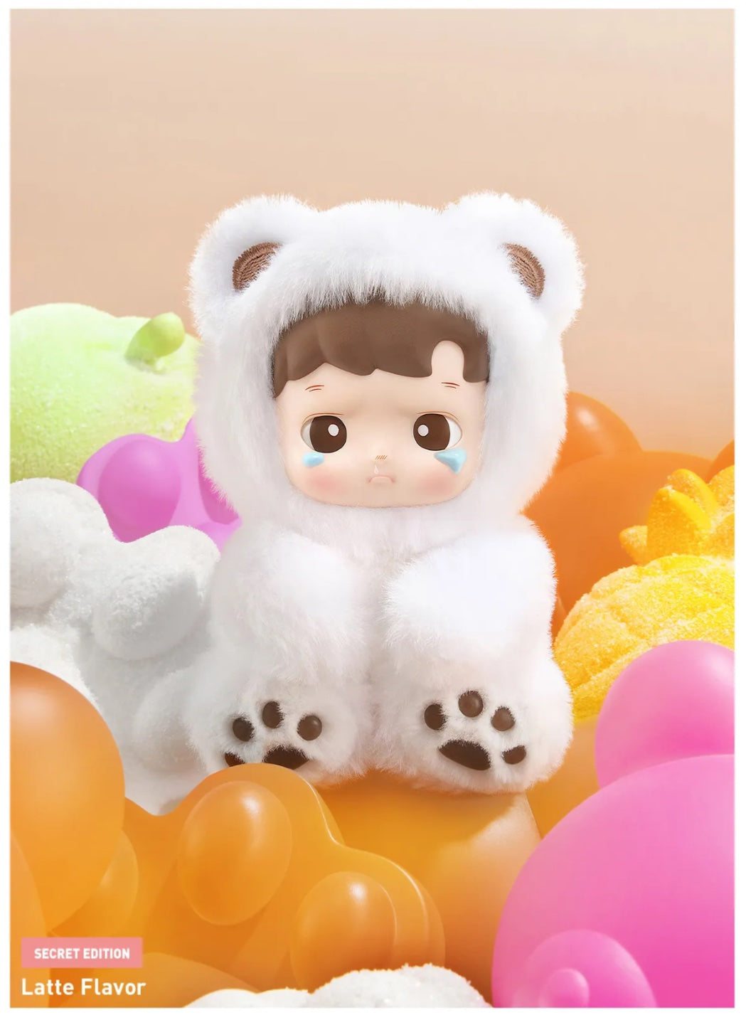 Latte Flavour (Secret) - Hacipupu Gummy Bear Plush Pendant