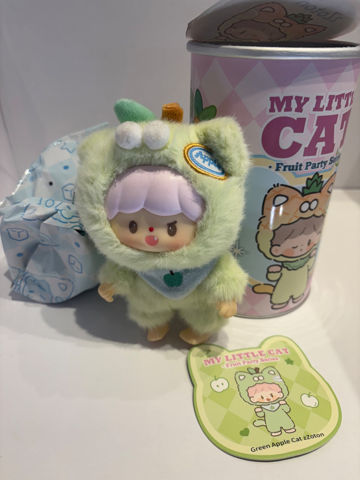 Zzoton Green Apple Cat - Fruit Party Series - Finding Unicorn