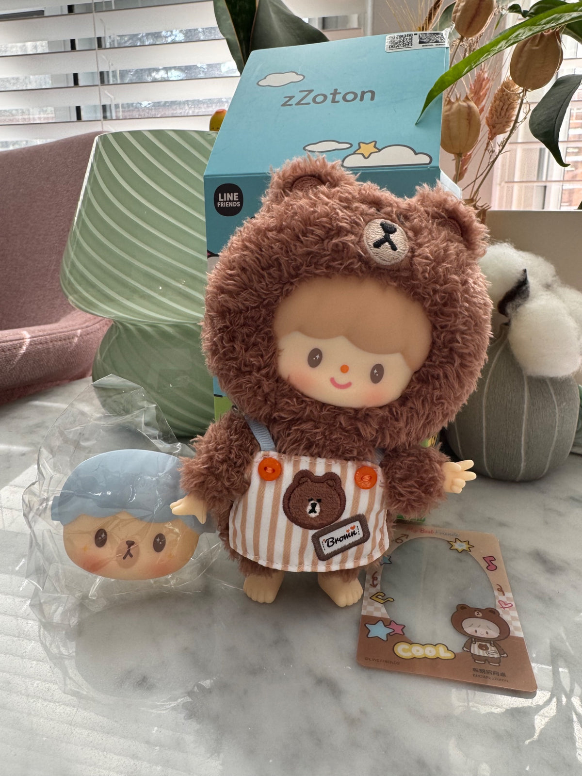 Brown zZoton My Best Friends Line Friends - Finding Unicorn