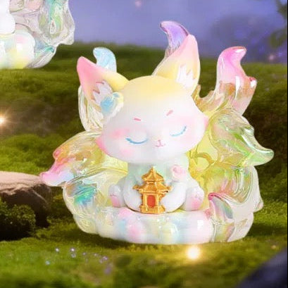 Yellow - Nine Tail Fox Meet the Lucky for Spirit Series by Xin Zhi Ji