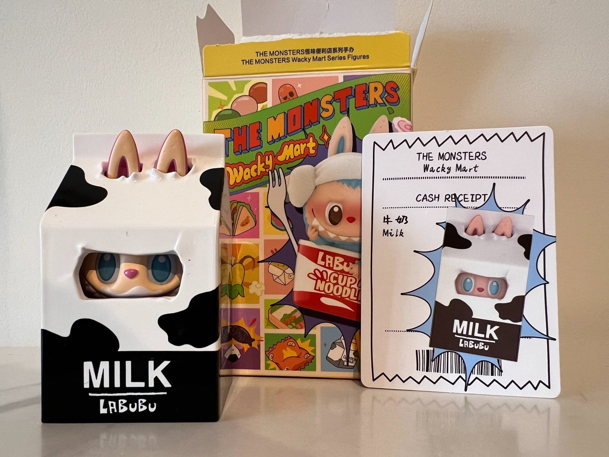 Milk Labubu - The Monsters Wacky Mart Series (Overseas Exclusive 