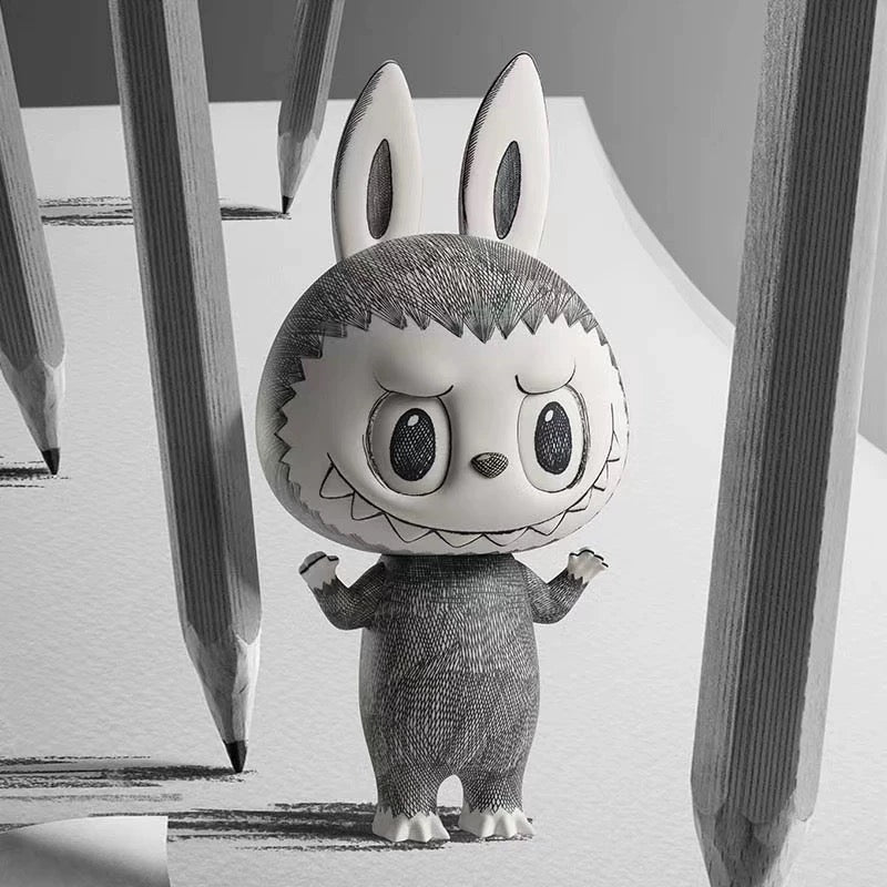 Pop Mart The Monsters Mega Labubu Sketch 400% - Mindzai Toy Shop