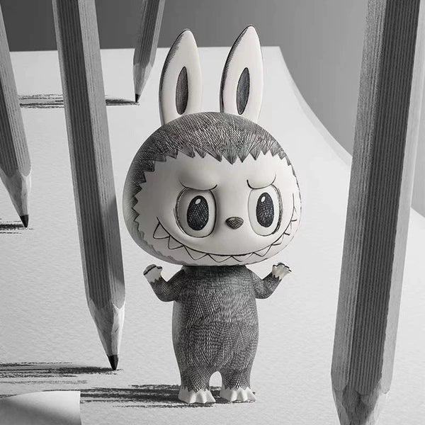 Pop Mart The Monsters Mega Labubu Sketch 400% - Mindzai Toy Shop
