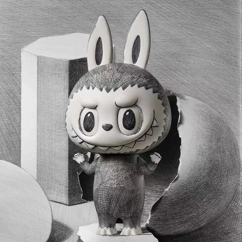 Pop Mart The Monsters Mega Labubu Sketch 400% - Mindzai Toy Shop