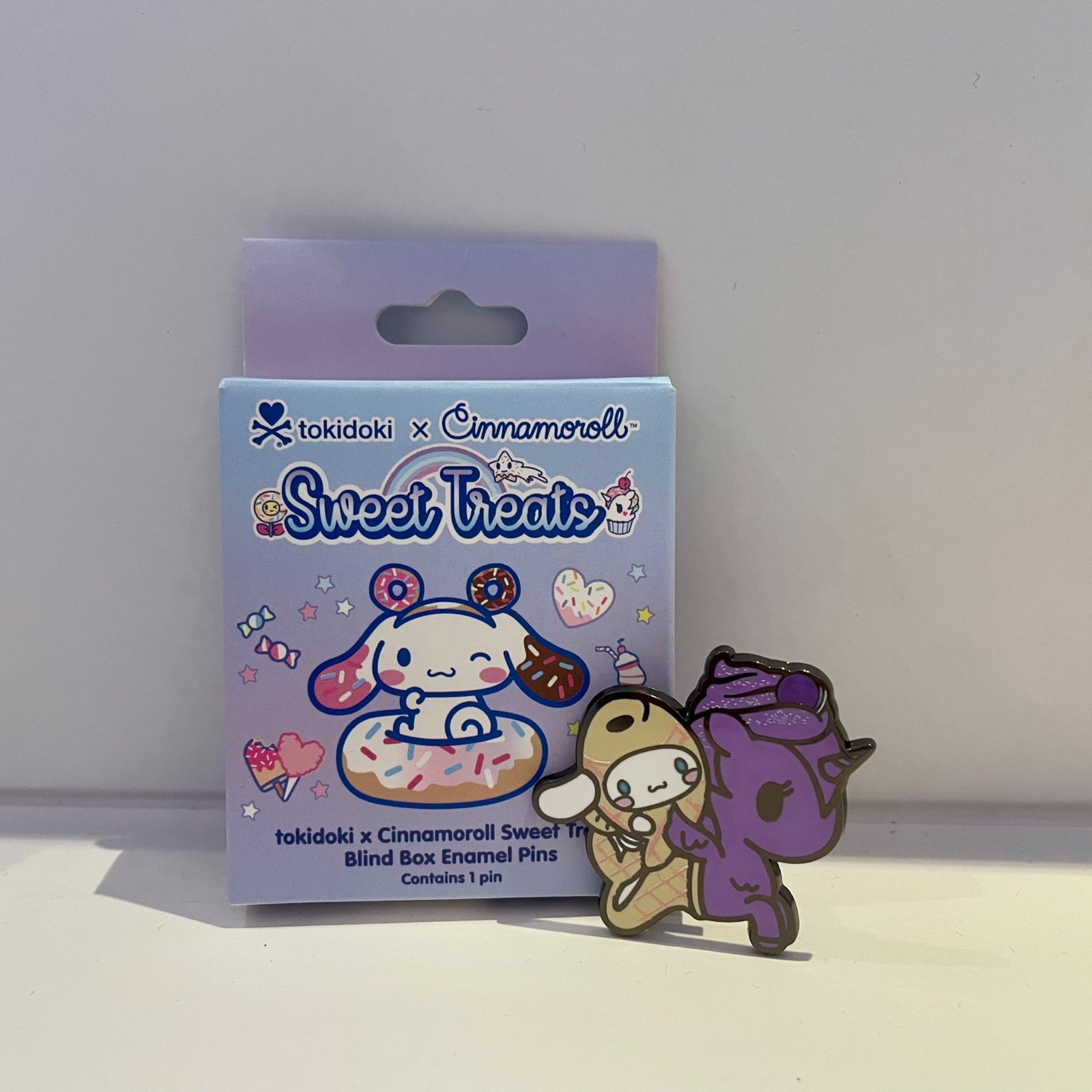 Cinnamoroll x Ube’licious Pin - Sweet Treats - tokidoki