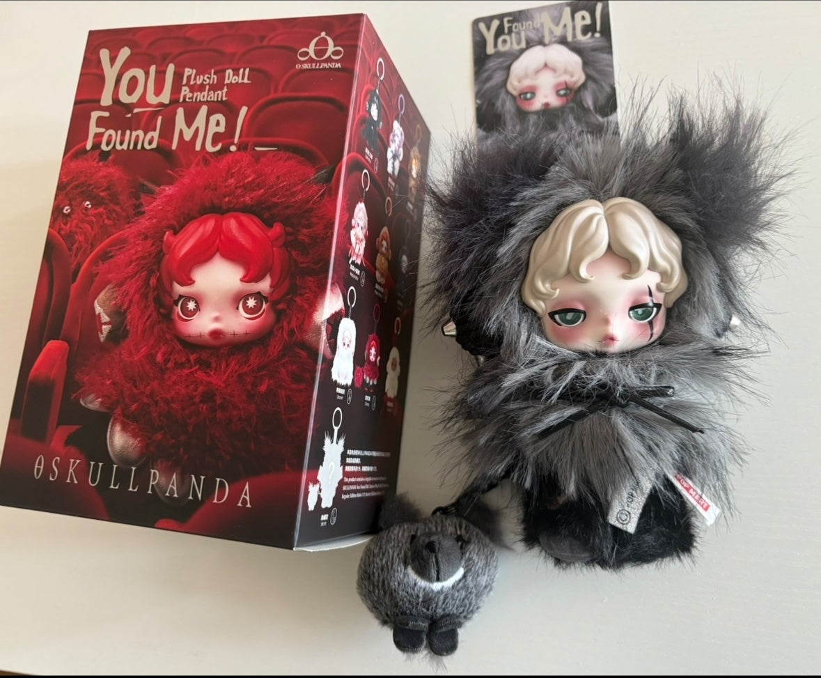 Buddy Doggie ( SECRET ) - Skullpanda You Found Me! Plush Pendant