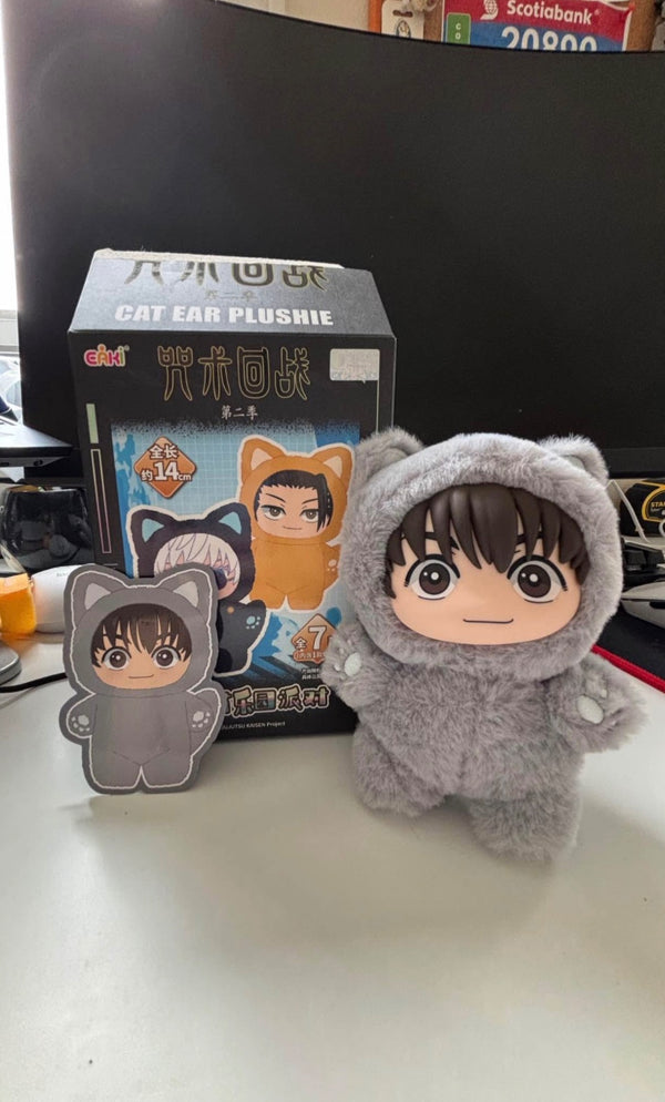 Haibara - EAKI Jujutsu Kaisen Cat Ear Plush pendant - Mindzai Toy Shop