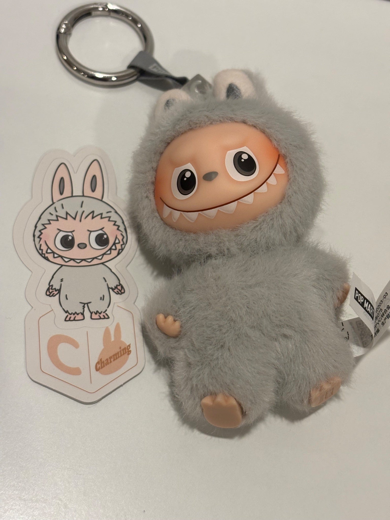 LABUBU PIN FOR LOVE ぬいぐるみ C C - The Monsters Labubu Pin for Love Plush Pendant - Mindzai Toy Shop