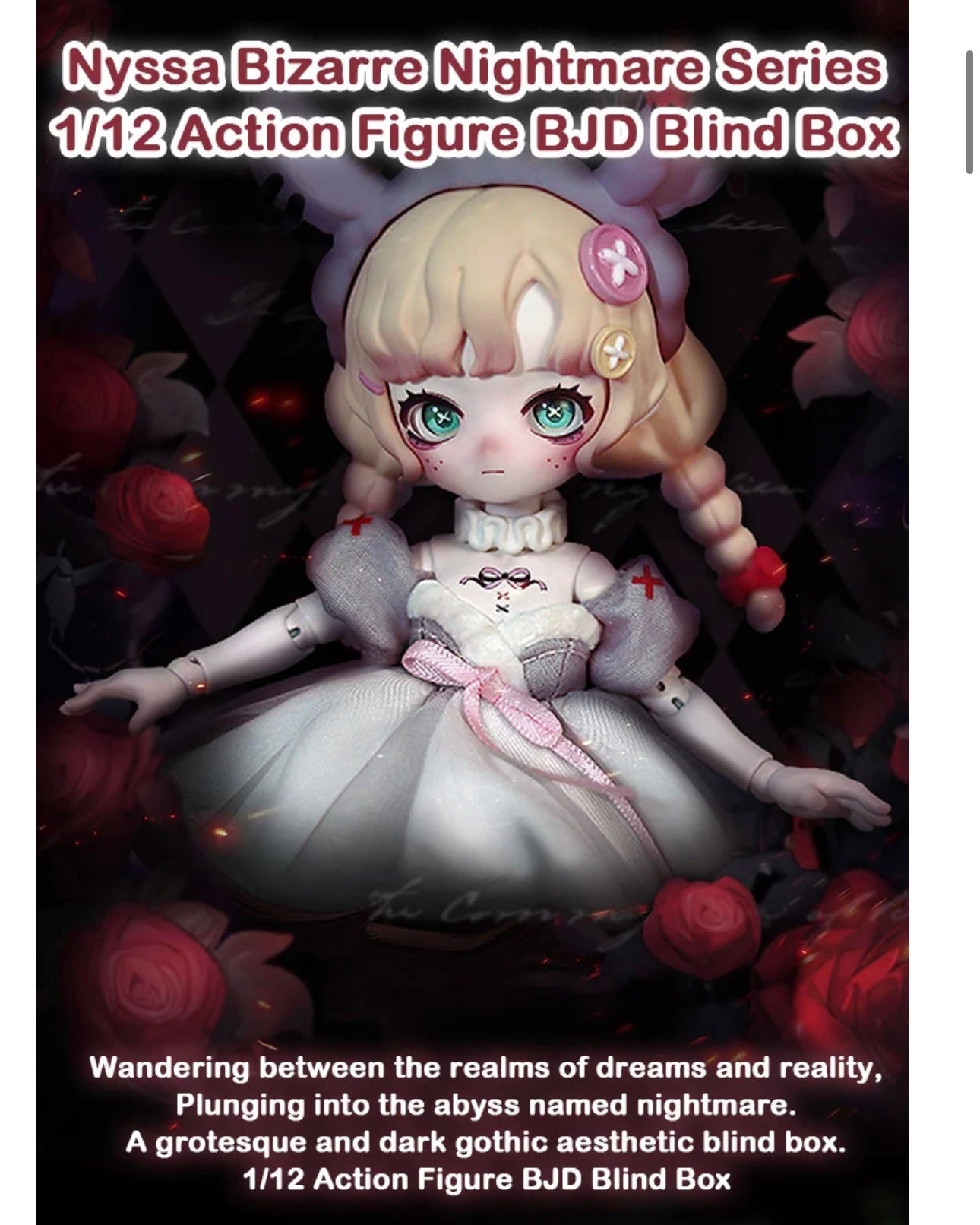 Nyssa Bizarre Nightmare Series 1/12 Action Figure BJD Blind Box