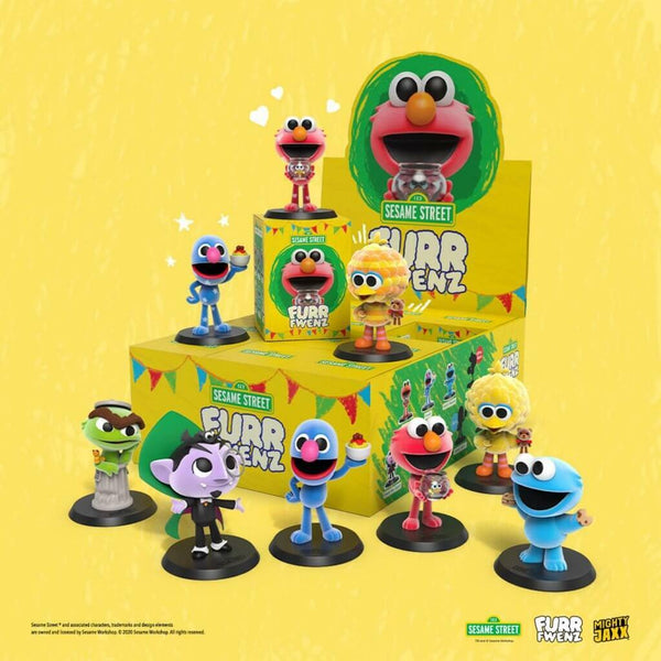 Sesame Street Furr Fwenz - single blind box - Mighty Jaxx