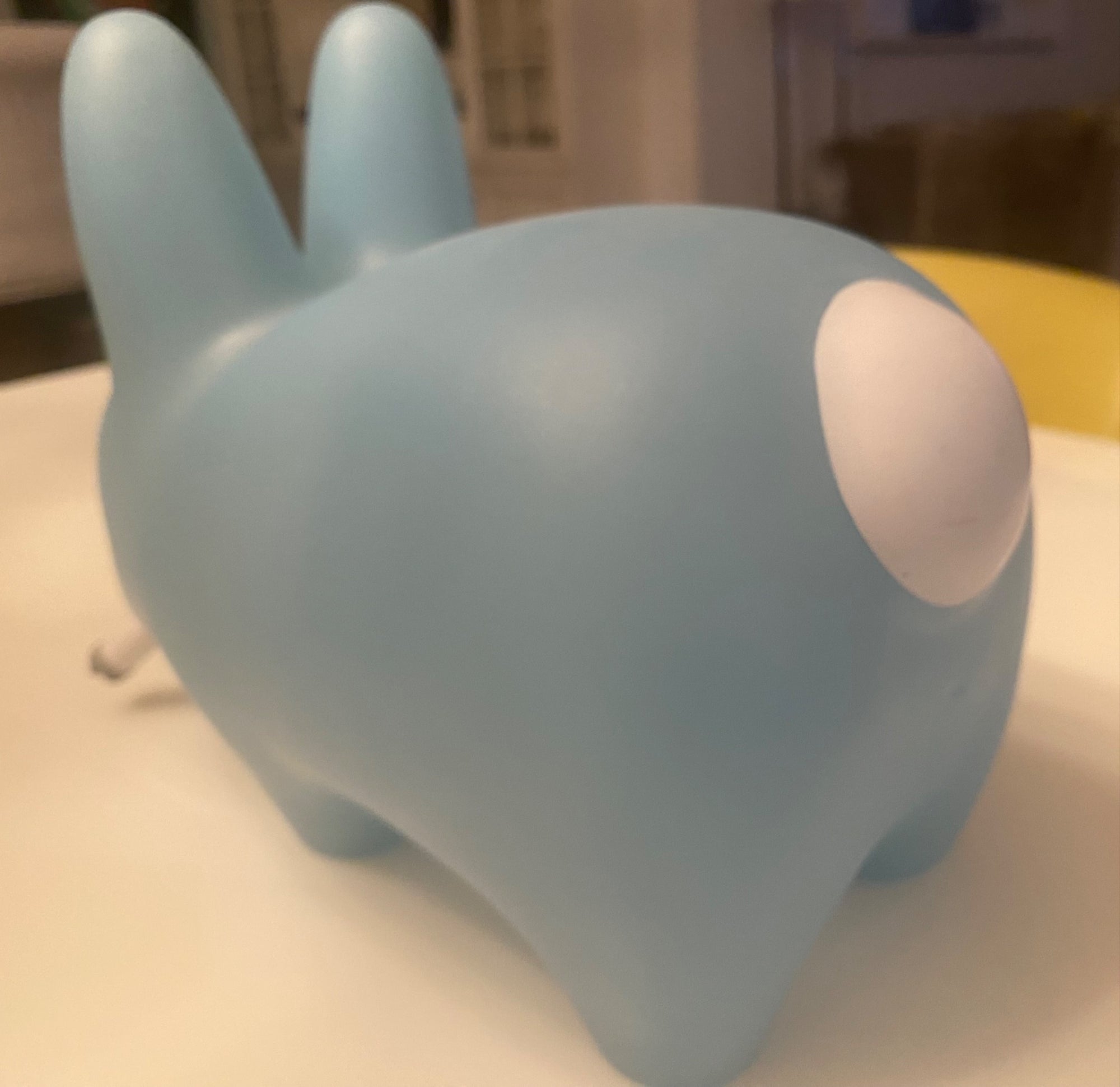 10” Smorkin’ Labbit Series-Clear Powder Blue - Kidrobot x Frank Kozik