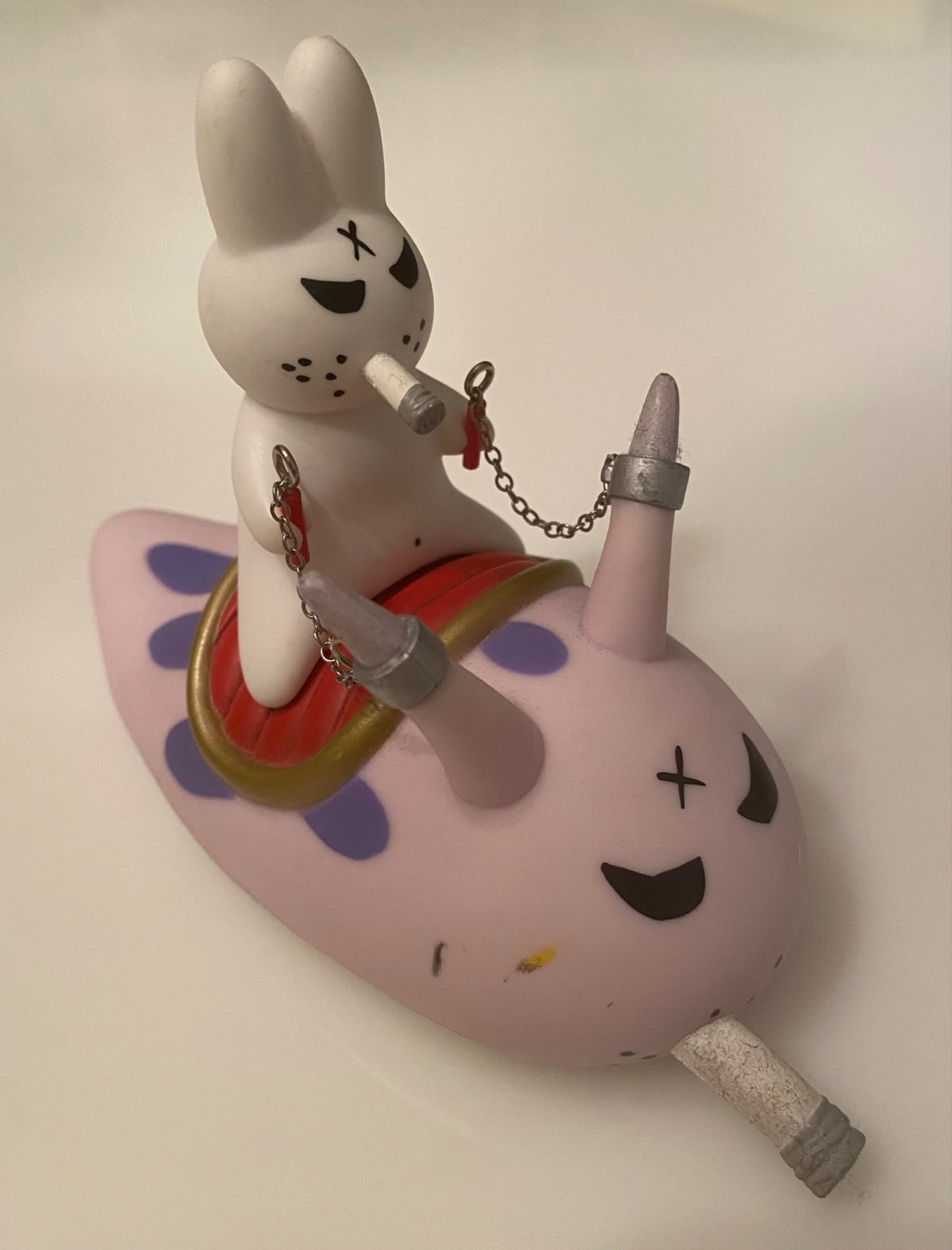 Ride ‘em Bob Slug Smorkin Labbit 5”- Kidrobot 2008 - Kidrobot x Frank Kozik