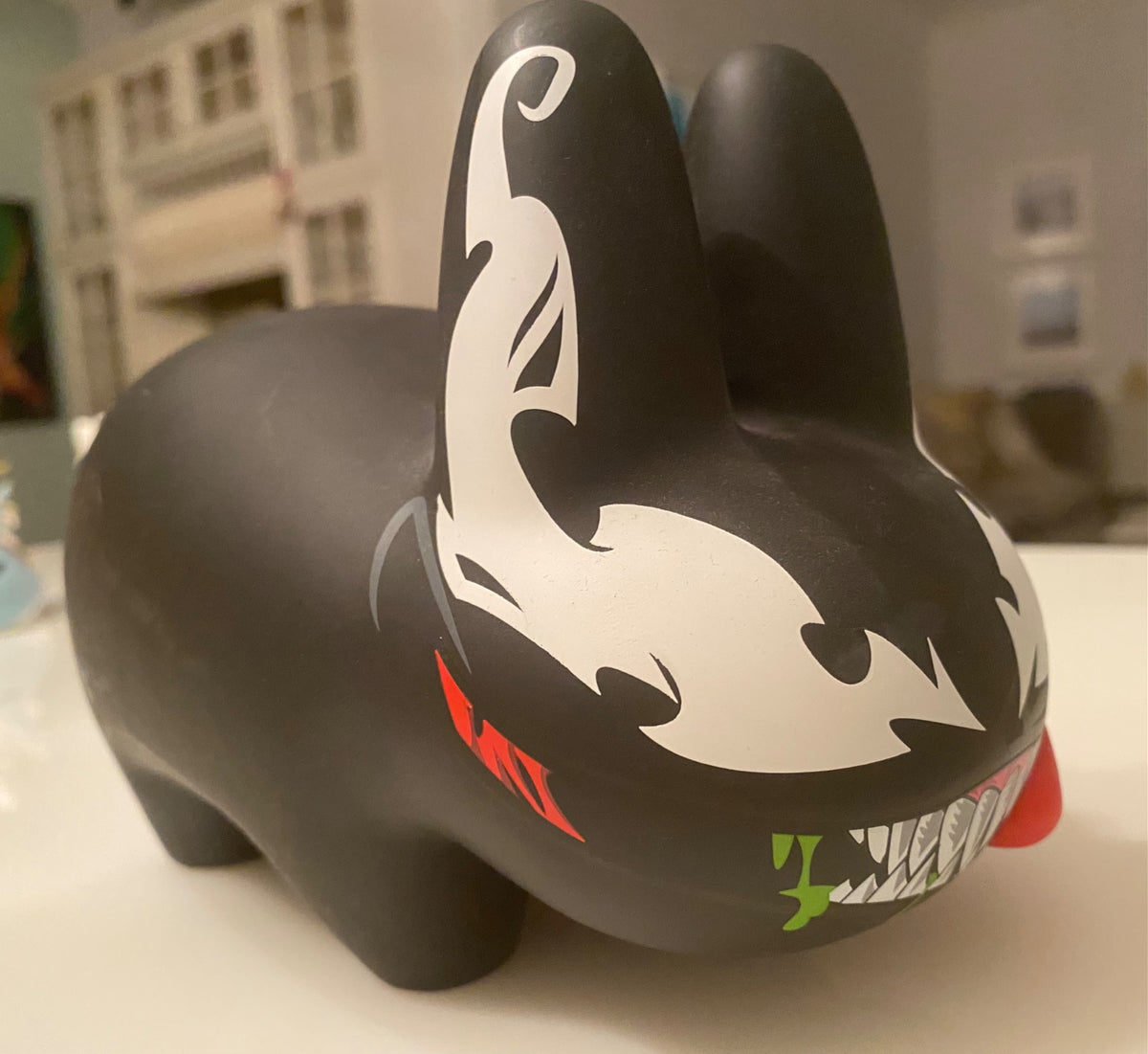 Venom Labbit-Marvel 7”- Labbit Series 2013- Kidrobot x Frank Kozik