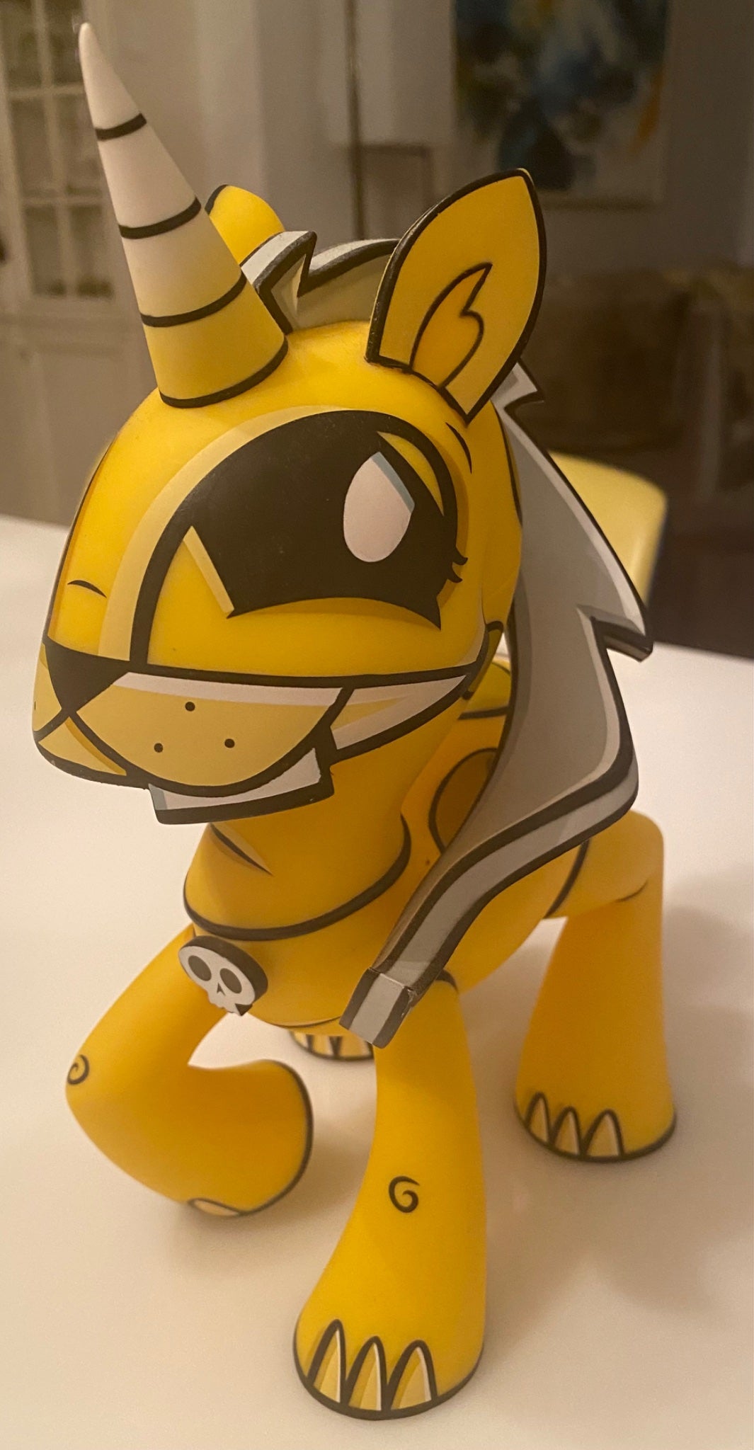 Unicornisaurus Yellow 9” - JLED - Kidrobot x Joe Ledbetter
