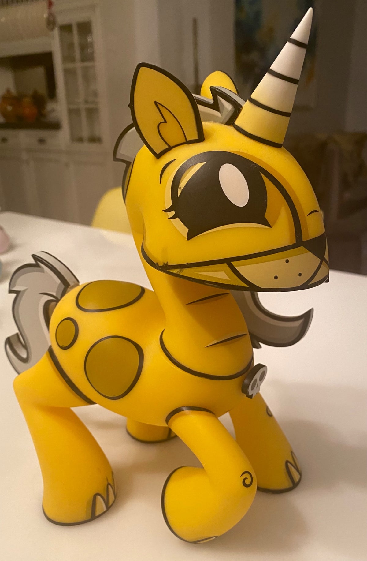 Unicornisaurus Yellow 9” - JLED - Kidrobot x Joe Ledbetter