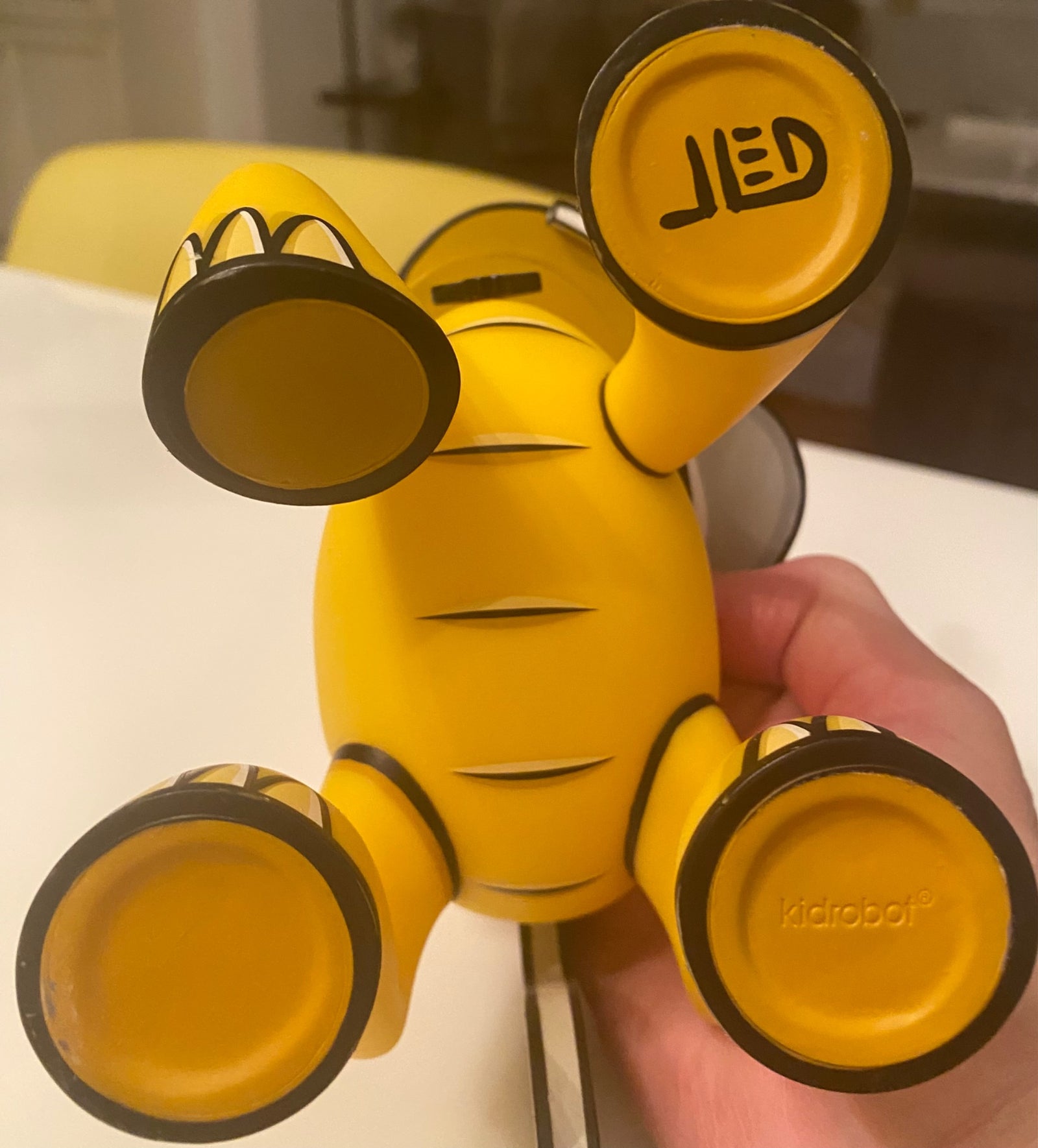 Unicornisaurus Yellow 9” - JLED - Kidrobot x Joe Ledbetter