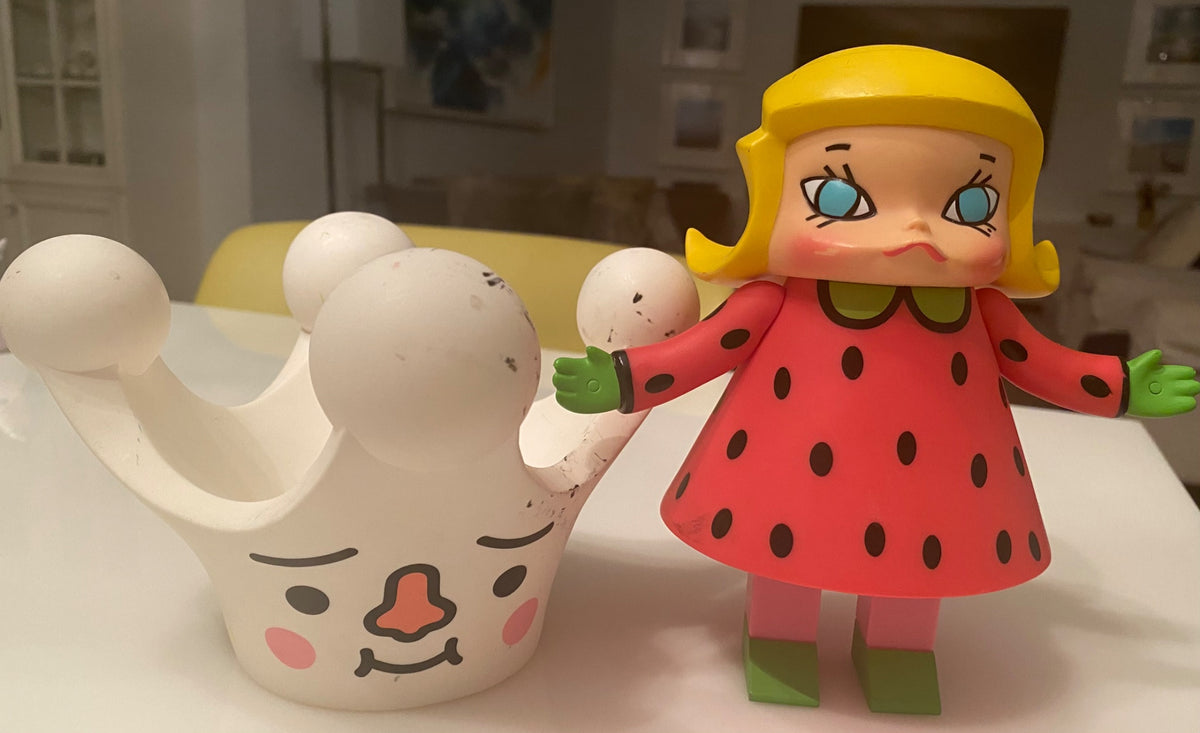 Tofu X Molly 10” Watermelon - Kennyswork 2009 - Devilrobots Kenny Wong