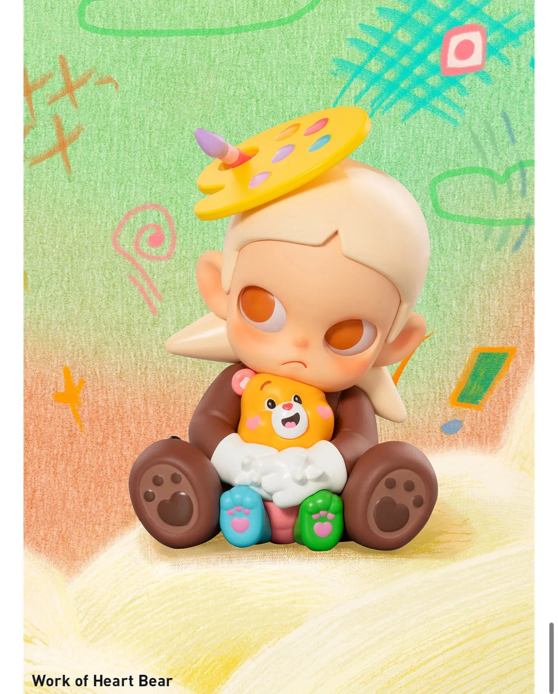 Work of Heart Bear - Zsiga × Care Bears Series - Pop Mart
