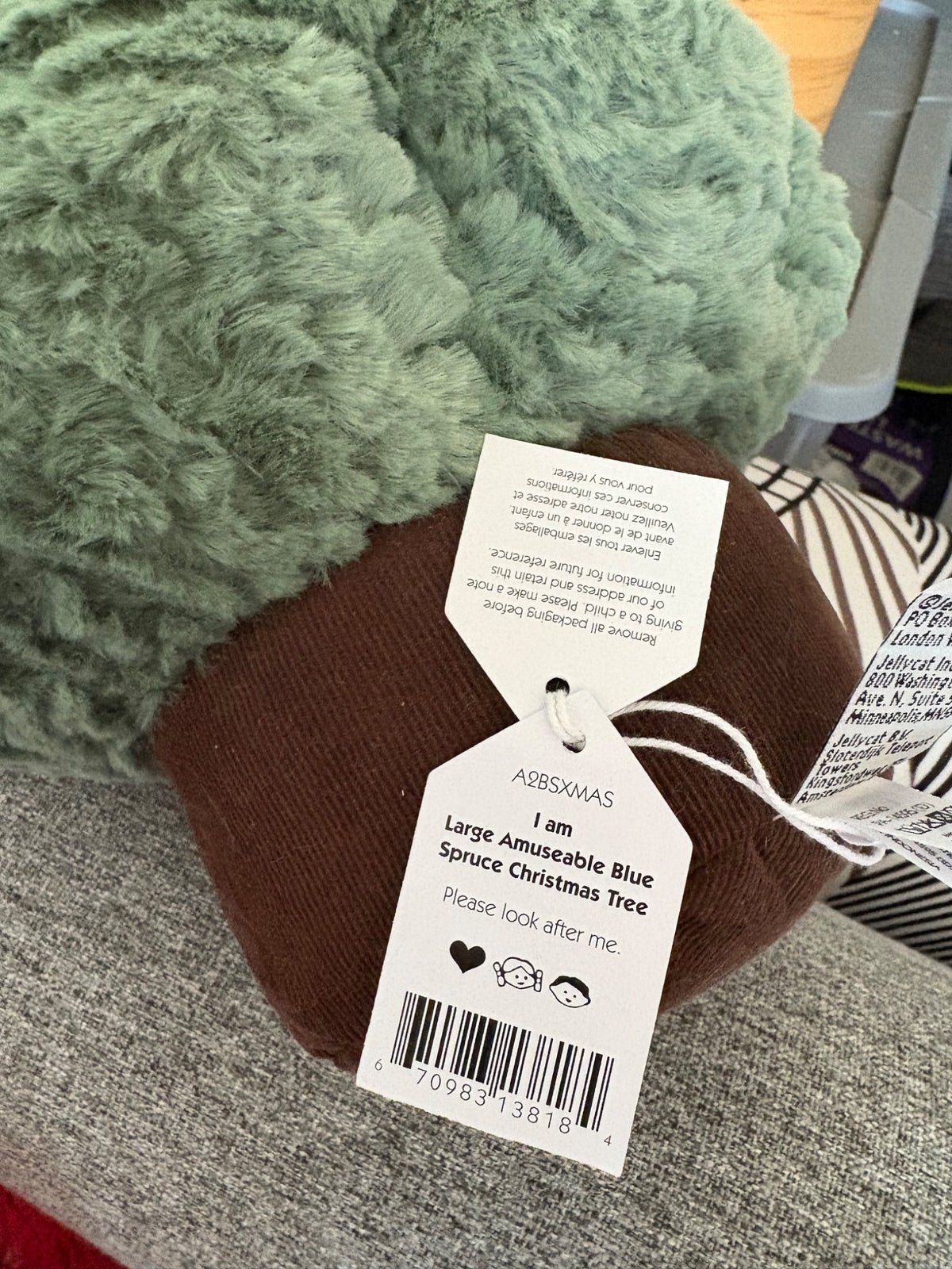 Blue Spruce Christmas Tree - Large - Jellycat