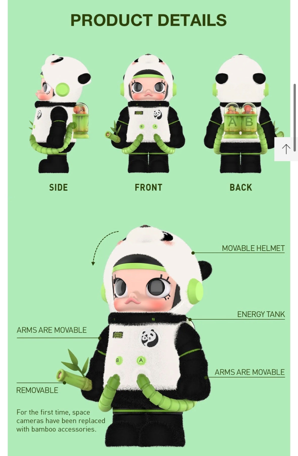 Panda - MEGA SPACE MOLLY 400% -POP MART