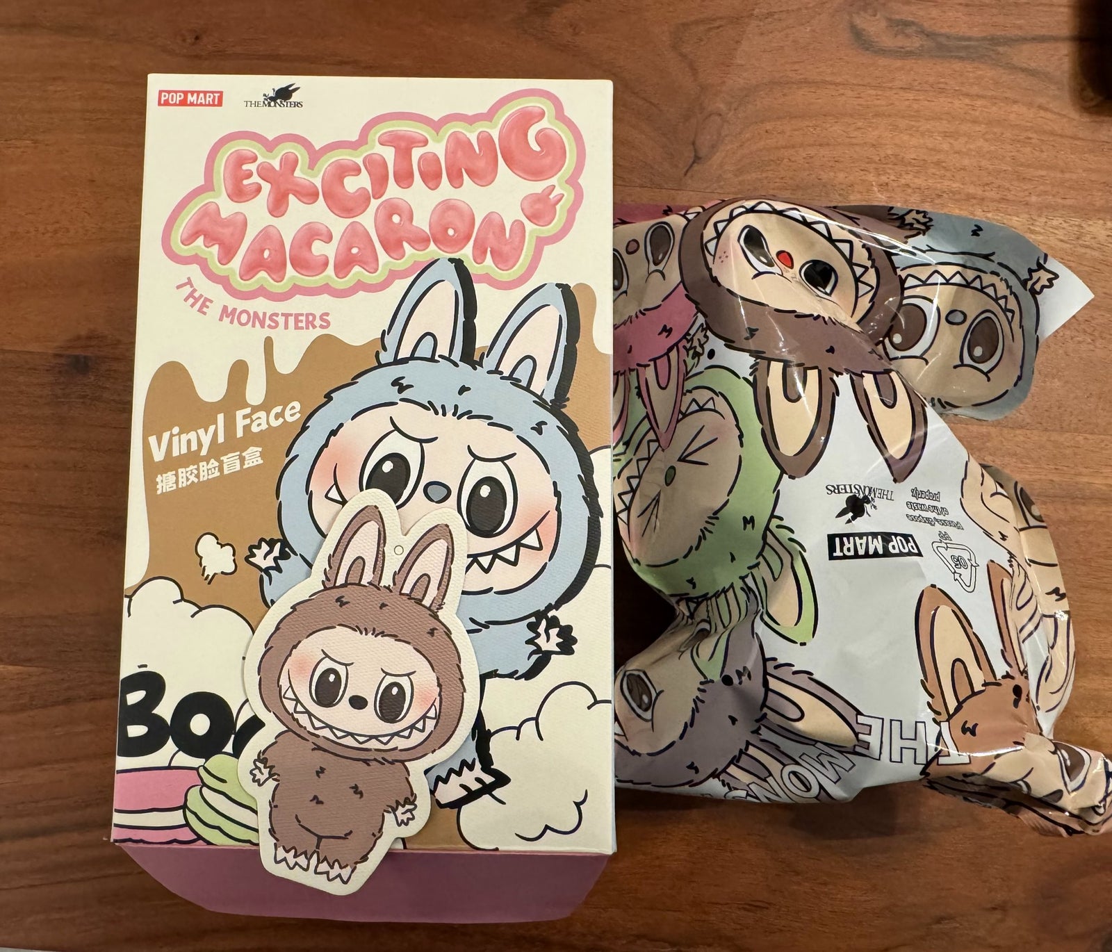 Toffee - Labubu The MONSTERS Exciting Macaron Vinyl Face by POP MART