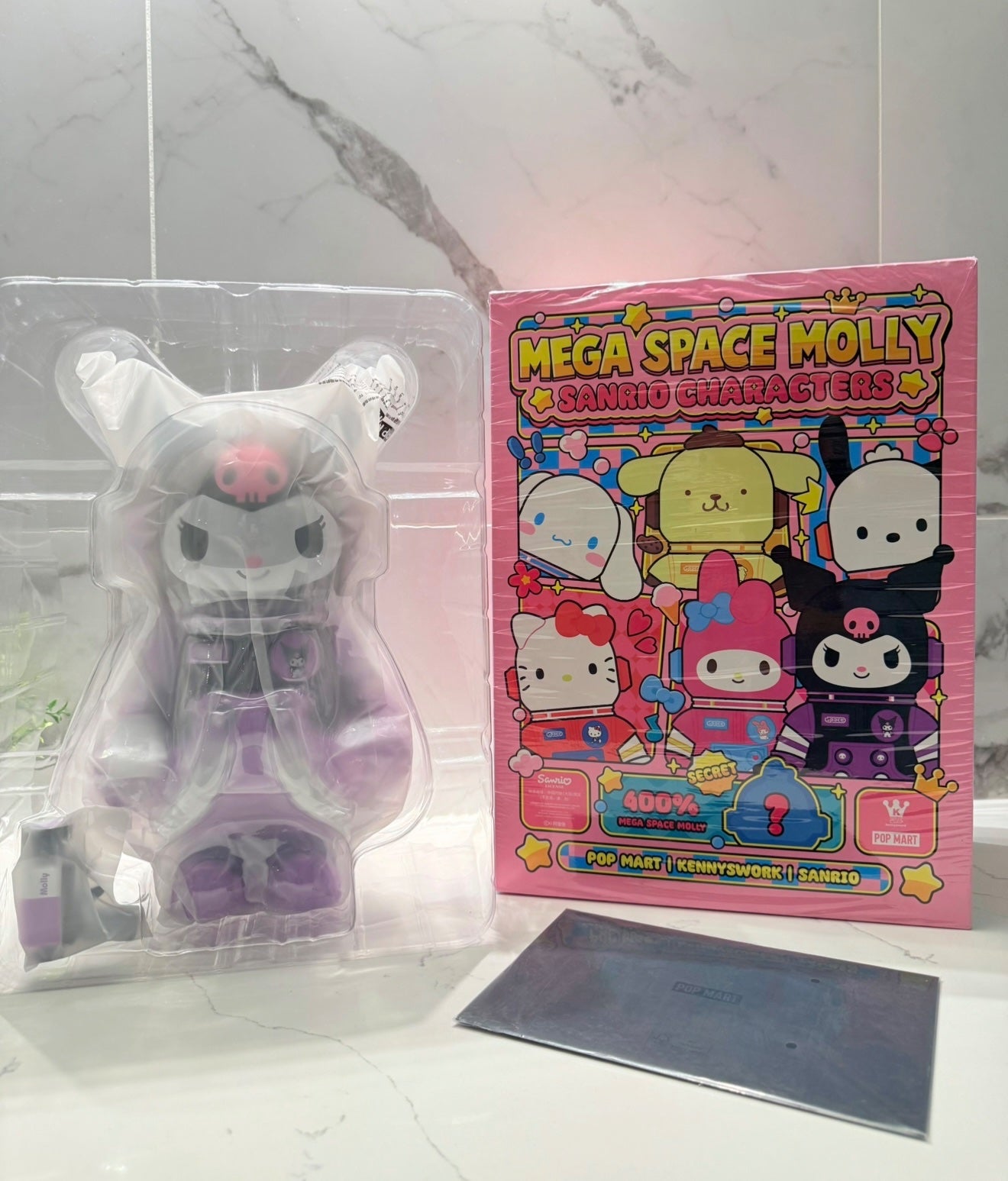 Kuromi - Popmart Mega Space Molly 400% Sanrio Characters