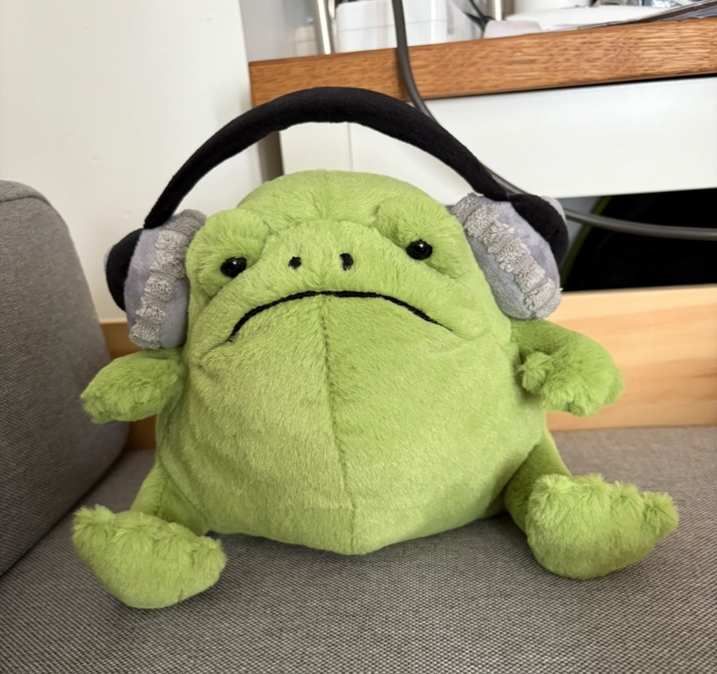 Ricky Rain Frog Headphones Plush - Jellycat - Mindzai Toy Shop