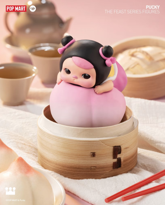 Longevity Peach - Pucky The Feast Series - POP MART - Mindzai Toy Shop